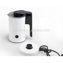 Fully automatic milk frother/milk heating machine with stainless steel stir ring